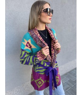 upletový kardigan Sahara