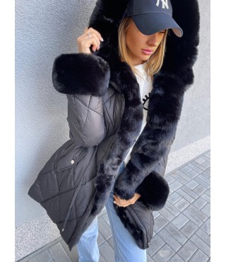 parka s kožešinou BLACKpanter