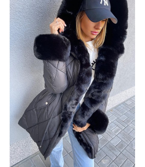 parka s kožešinou BLACKpanter