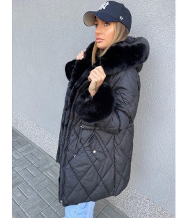 parka s kožešinou BLACKpanter