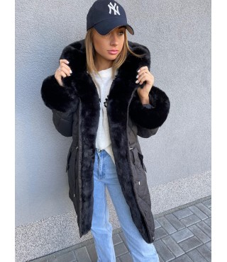 parka s kožešinou BLACKpanter