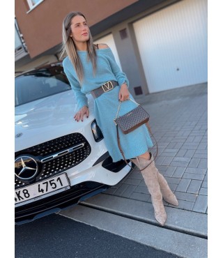 upletové šaty BLUE
