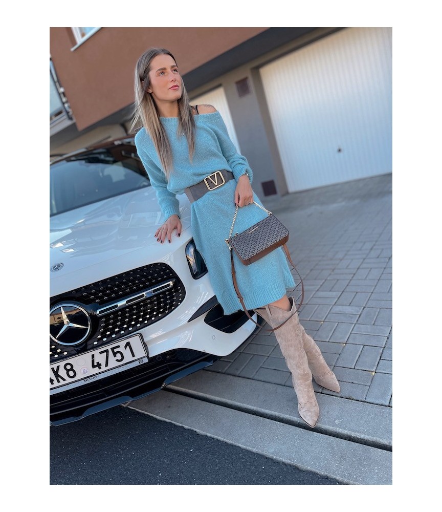 upletové šaty BLUE