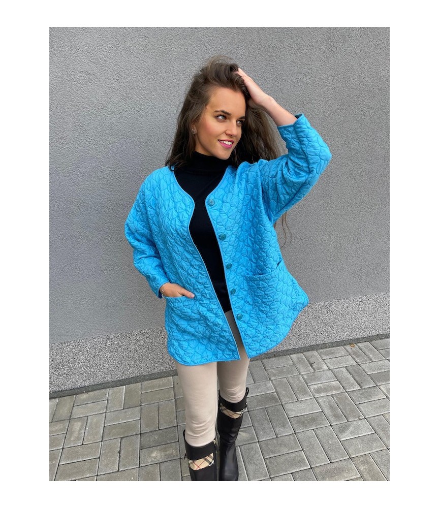 prošívaná lehká bunda RALF blue