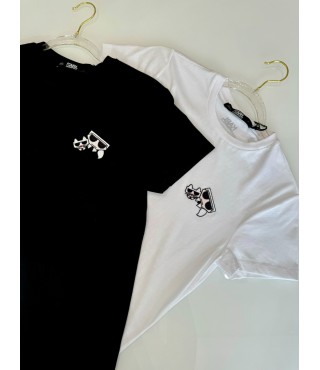 KARL LAGERFELD  KOCKTAIL dámské triko black