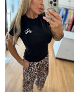 KARL LAGERFELD  KOCKTAIL dámské triko black