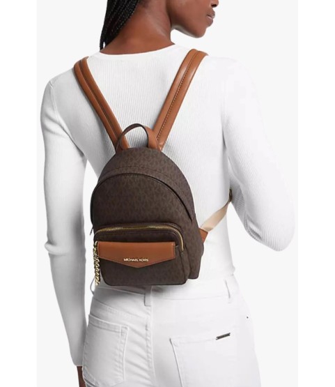 Michael Kors MAISIE XS 2in1 backpack brown multi dámský batoh