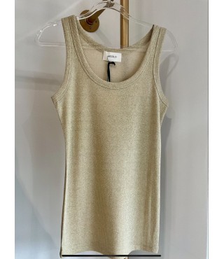 Třpitivé tílko gold