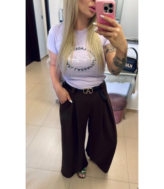 volné kalhoty braun