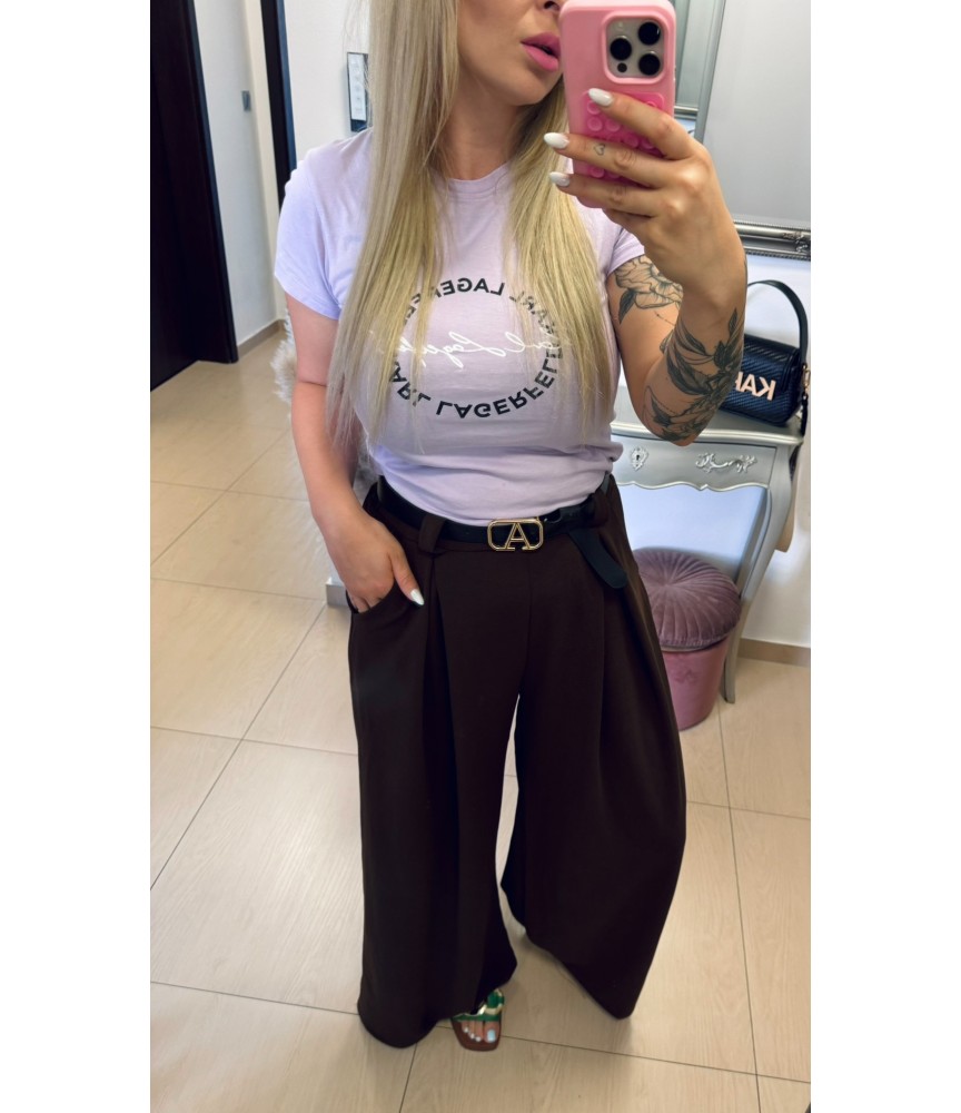 volné kalhoty braun