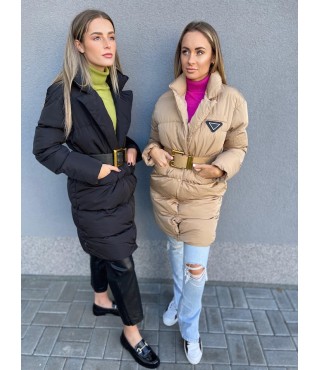 zimní bunda ESKIMO s páskem