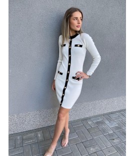 upletové šaty COCO WHITE