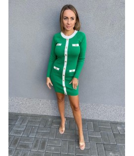 upletové šaty COCO green