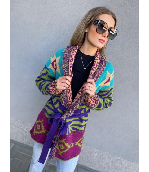 upletový kardigan Sahara